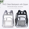 large hiking heavy duty transparent pvc clear backpack